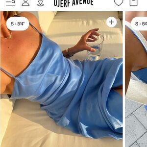 Djerf Avenue Dream Dress in Sky